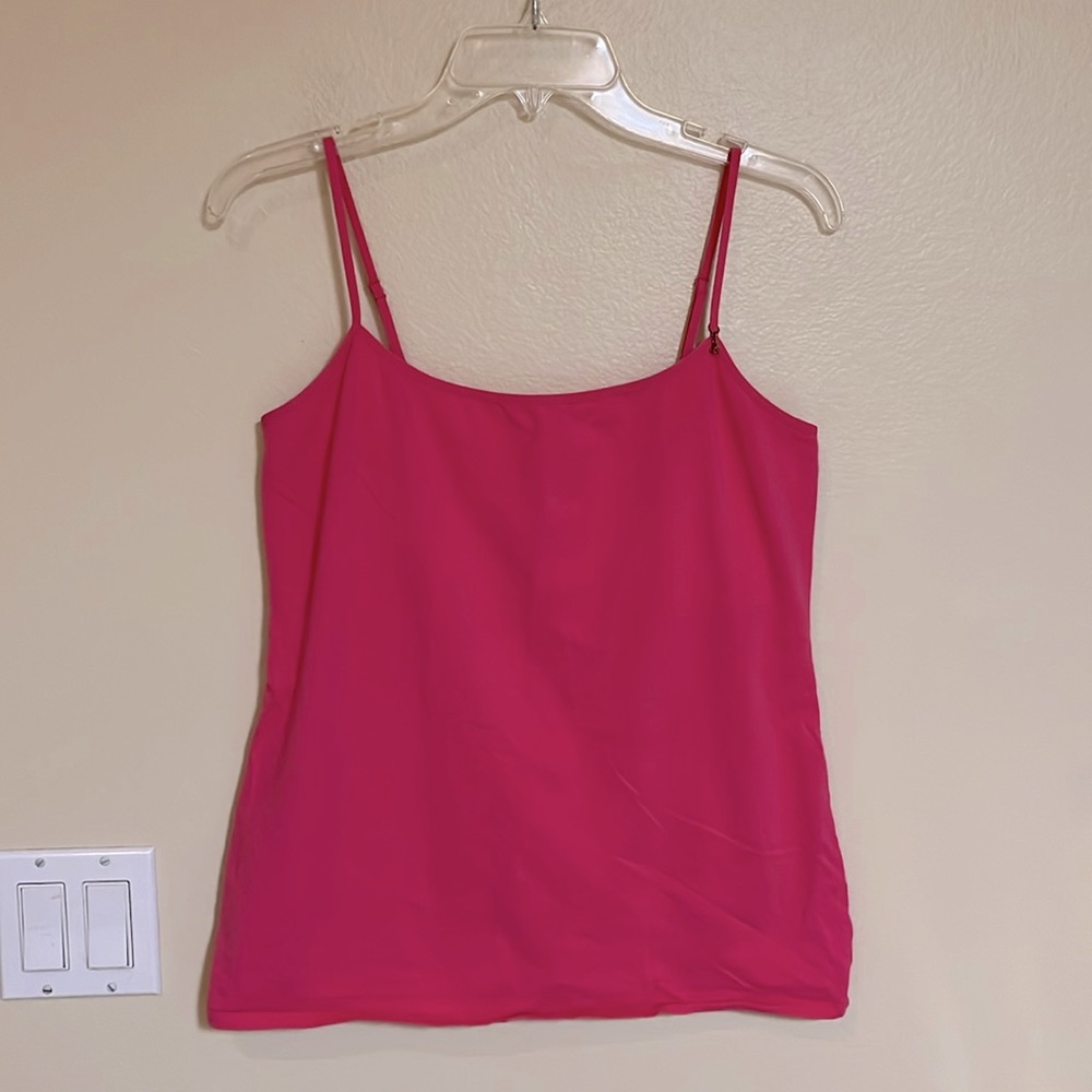 Victoria’s Secret shelf bra cotton spaghetti strap cami tank top